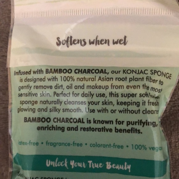 NWT π ecotools Charcoal Facial Konjac Sponge - Picture 6 of 9